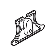 Makita JM23500077 Bracket Back Cover, LS0815F