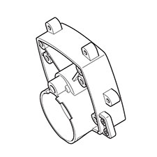 Makita JM23510011 Gear Box Housing  LS0815F (bearings & Gears Not Included)