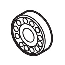 Makita SC00000049 Ball Bearing 608, SC190DWDE