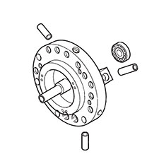 Makita SC03206140 Cylinder, XCS01