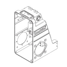 Makita SE00000258 Rear Cabinet Ass