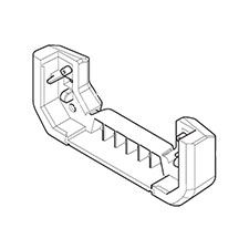 Makita SE00000360 Rear Bumper (blk), XRM04B