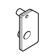 Makita SE00000489 Dc Jack Holder (blk), XRM06