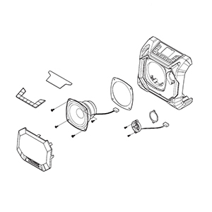 Makita SE00000807 Front Cabinet Ass