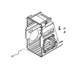 Makita SE00000886 Rear Cabinet, GRM01
