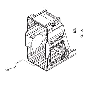 Makita SE00000926 Rear Cabnet Ass