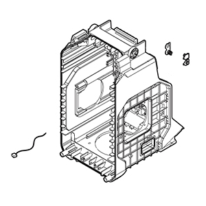 Makita SE00001001 Rear Cabinet Ass