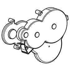 Makita SH00000141 Wheel Gear Cover L, DRC200