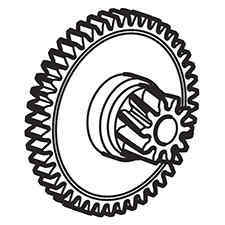 Makita SH00000144 Wheel Gear 2, DRC200