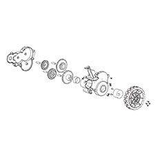 Makita SH00000154 Main Wheel R Unit, DRC200