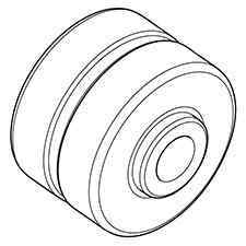 Makita SH00000168 Caster Ass