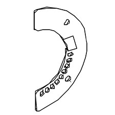 Makita TE00000024 Clutch Plate L, BCF201