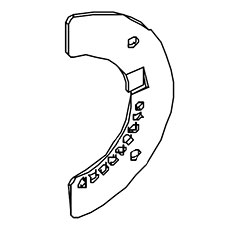 Makita TE00000025 Clutch Plate R, BCF201