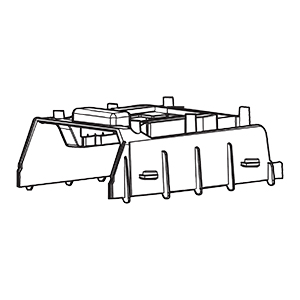 Makita TE00000453 Battery Housing (blue), CF001G