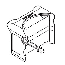 Makita TK02180008 Battery Holder Cpl., SK209GDZ