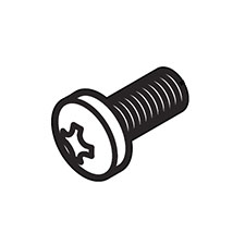Makita TKP4010FUS Pan Head Screw M4X10 (w/rubber), SK209GDZ
