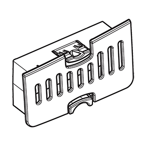 Makita W107415052 Cover for Motor Cooling Filter, VC4210
