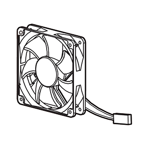 Makita WL00000028 Fan (air Outlet) with Cable