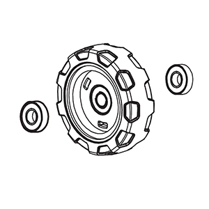 Makita WL00000033 Wheel Assy