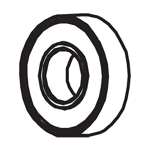 Makita WL00000034 Bearing for Shaft