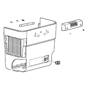 Makita WL00000145 Rear Cover Assy (blue)