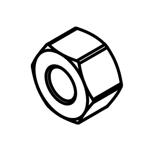 Milwaukee 05-55-1001 M6 Hex Nut