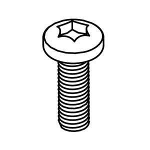 Milwaukee 05-81-0151 Screw, M8 X 25, Pan Head