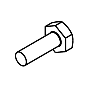 Milwaukee 05-85-0056 M6 X 19MM Hex Head Mach Screw