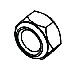 Milwaukee 05-55-0135 Nut (M10)