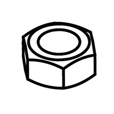 Milwaukee 05-55-0140 Nut Hex M8