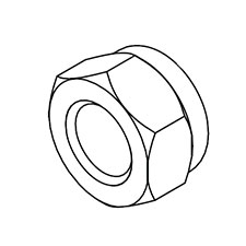 Milwaukee 05-55-0970 M12 Prevailing Torque Nut