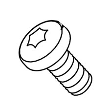 Milwaukee 05-73-0155 M6 X 13 Pan Head T-27 Screw