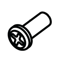 Milwaukee 05-78-0427 M4 X 10 Pan Hd. Plast. St Screw