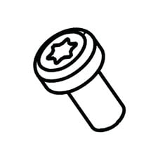 Milwaukee 05-81-0134 M5 X 8 Pan Hd. Taptite T-25 Screw