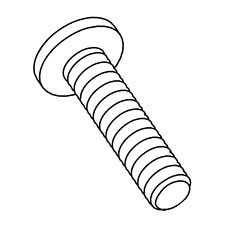 Milwaukee 05-81-0145 M6 X 25mm Pan Head T-30 Screw