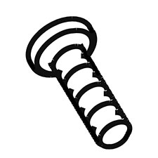 Milwaukee 05-83-0010 M2.5 X 7/32" Round Hd. Phillips Screw