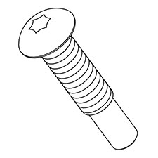 Milwaukee 05-89-0525 M10 X 1.5 X 44mm T-45 Pivot Screw