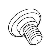 Milwaukee 05-89-0540 8 X 2.5mm Phillips Pan Hd Shoulder Scr