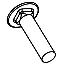 Milwaukee 06-10-1030 Carriage Bolt