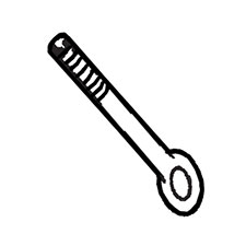 Milwaukee 06-12-0010 "1/4""-20 X 2-1/4"" Eye Bolt"