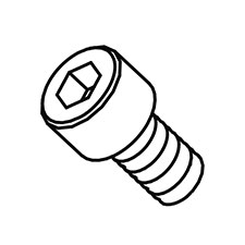 Milwaukee 06-75-3971 M Screw Stl M8X1.25-6 Hex
