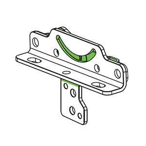 Milwaukee 14-04-0005 Bevel Mechanism Assembly,front