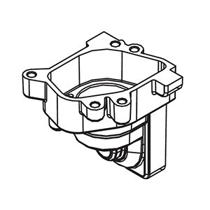 Milwaukee 14-30-0024 Gearcase Assembly