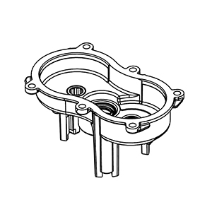 Milwaukee 14-30-0132 Low Gearcase Assy