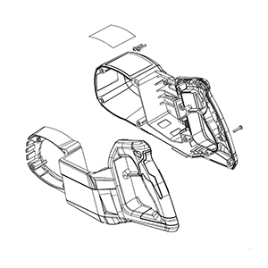 Milwaukee 14-38-0580 Motor  Housing  Assembly