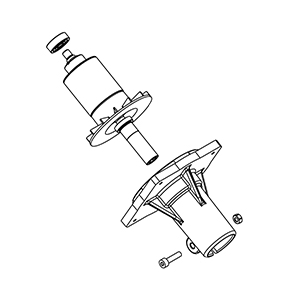 Milwaukee 14-50-2725 Rotor/motor Mount Assembly