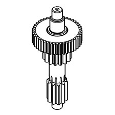 Milwaukee 14-29-0061 Pinion/2nd Intermediate Gear Assembly
