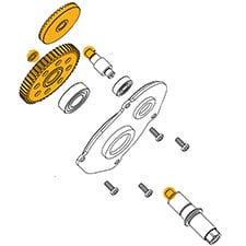 Milwaukee 14-30-0055 Gear Case Cover Kit Ac/dc