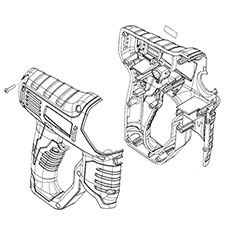 Milwaukee 14-34-1010 Handle Housing Assy