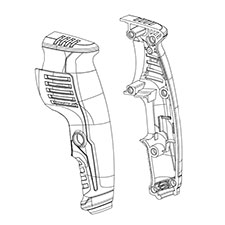 Milwaukee 14-34-5378 Rear Handle ASSEMBLY/5378-21